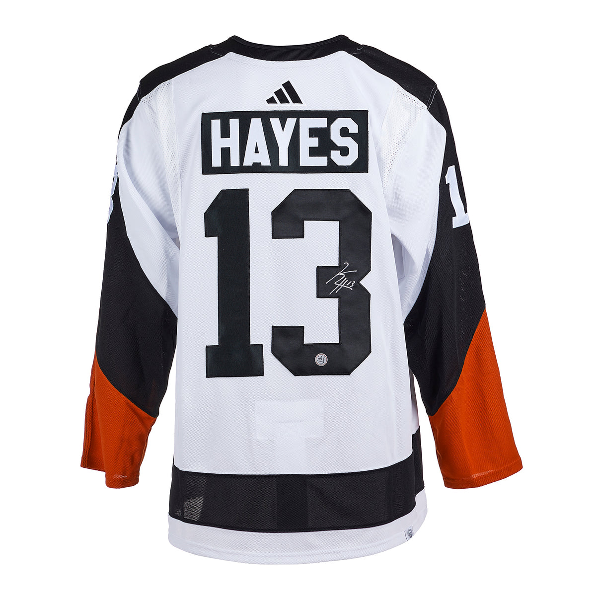 AJ Sports  Kevin Hayes Signed Philadelphia Flyers Reverse Retro