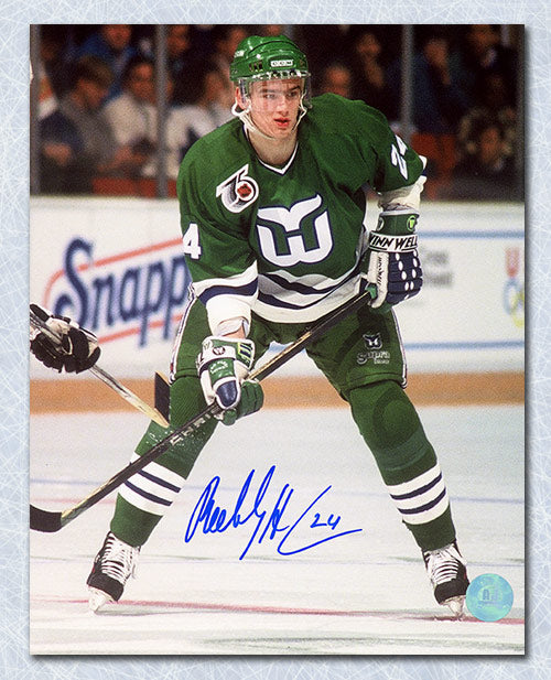 Bobby Holik Hartford Whalers Autographed Action 8x10 Photo | AJ Sports.