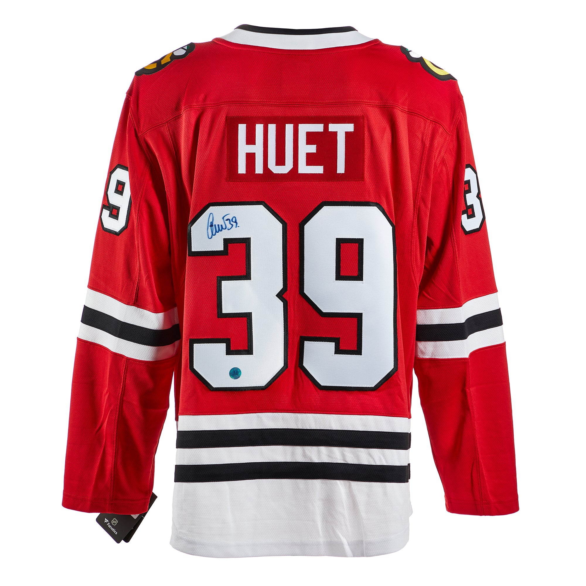 Cristobal Huet Chicago Blackhawks Autographed Fanatics Jersey | AJ Sports.