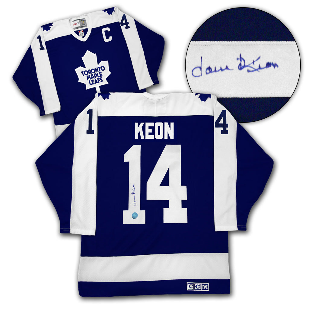 Dave Keon Toronto Maple Leafs Autographed Vintage CCM Jersey | AJ Sports.