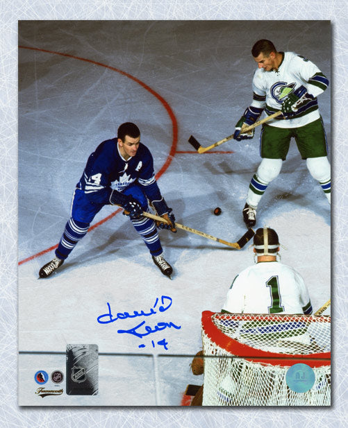 Dave Keon Toronto Maple Leafs Autographed Overhead vs Seals 8x10 Photo | AJ Sports.