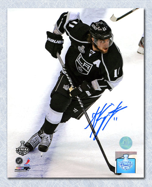 Anze Kopitar Los Angeles Kings Autographed Stanley Cup Action 8x10 Photo | AJ Sports.