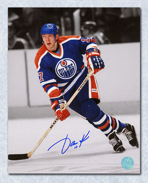 Jari Kurri Edmonton Oilers Autographed Spotlight 8x10 Photo | AJ Sports.