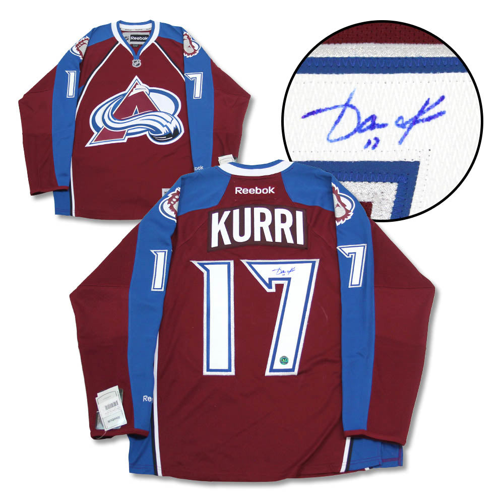 Jari Kurri Colorado Avalanche Autographed Final Season Reebok Jersey | AJ Sports.