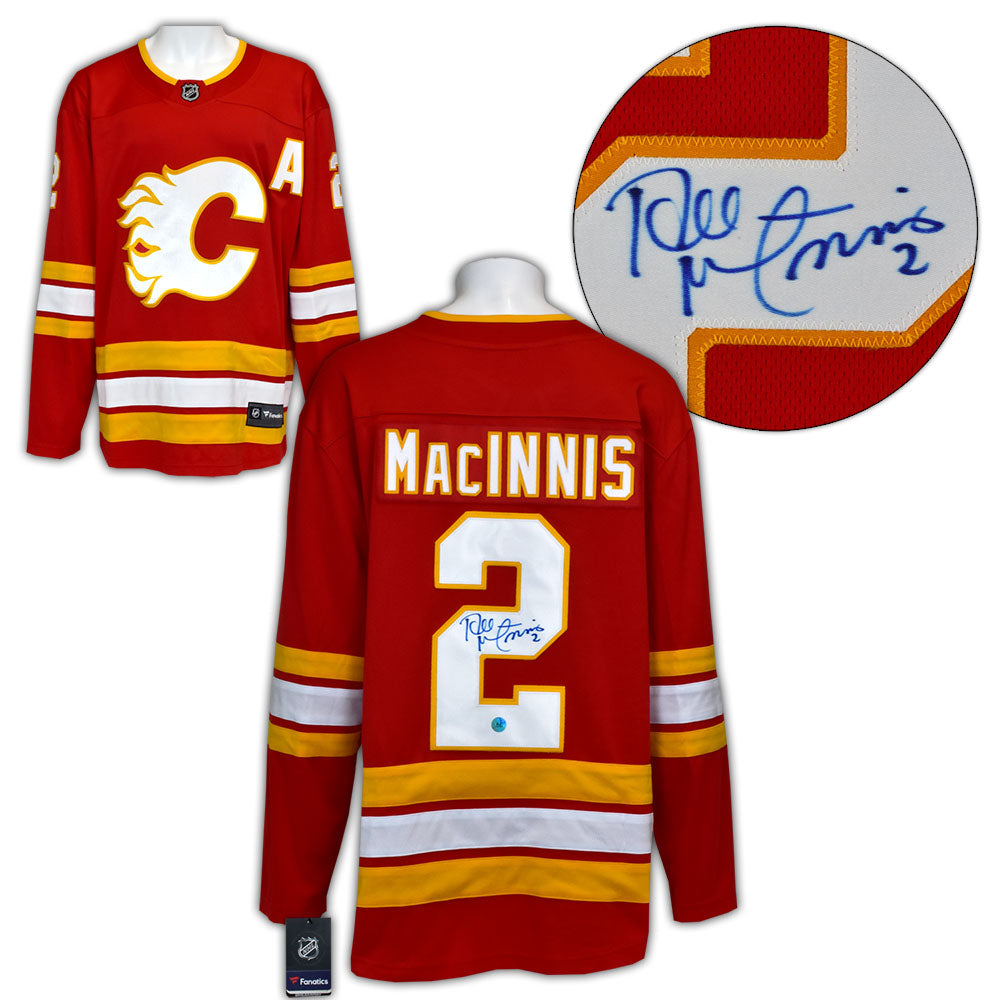 Al MacInnis Calgary Flames Signed Alt Retro Fanatics Jersey | AJ Sports.