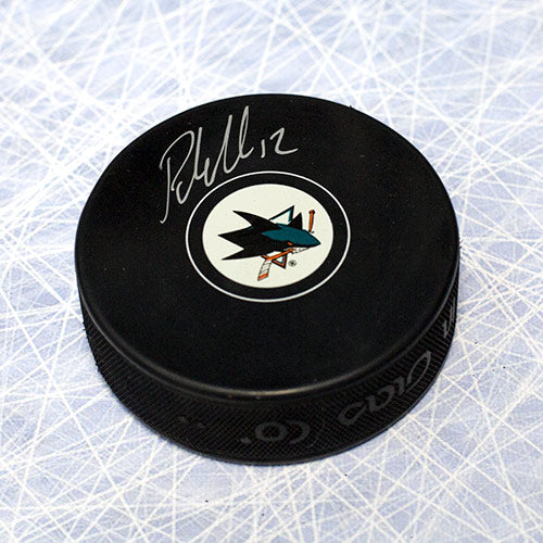 Patrick Marleau San Jose Sharks Autographed Hockey Puck | AJ Sports.