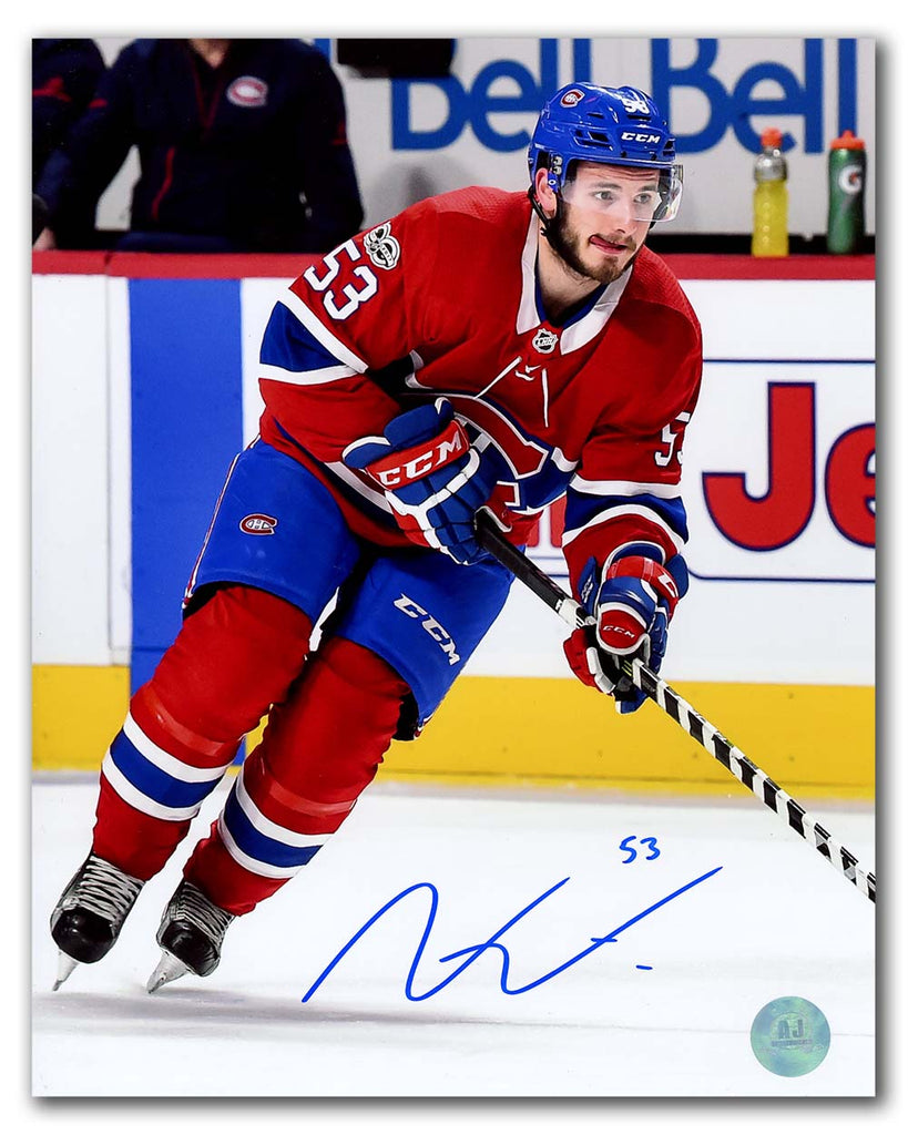 Victor Mete Montreal Canadiens Autographed Hockey 8x10 Photo | AJ Sports.