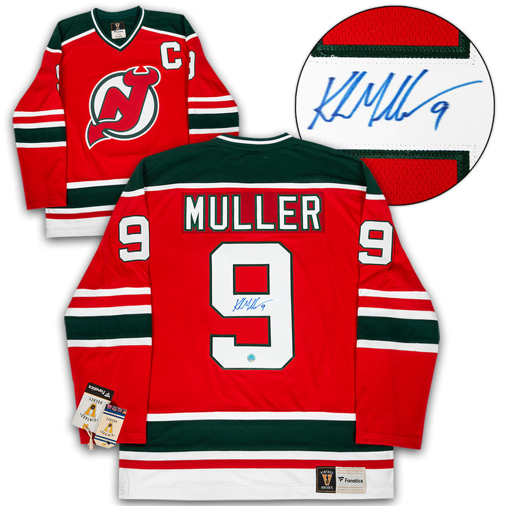 Kirk Muller New Jersey Devils Signed Retro Fanatics Jersey | AJ Sports.