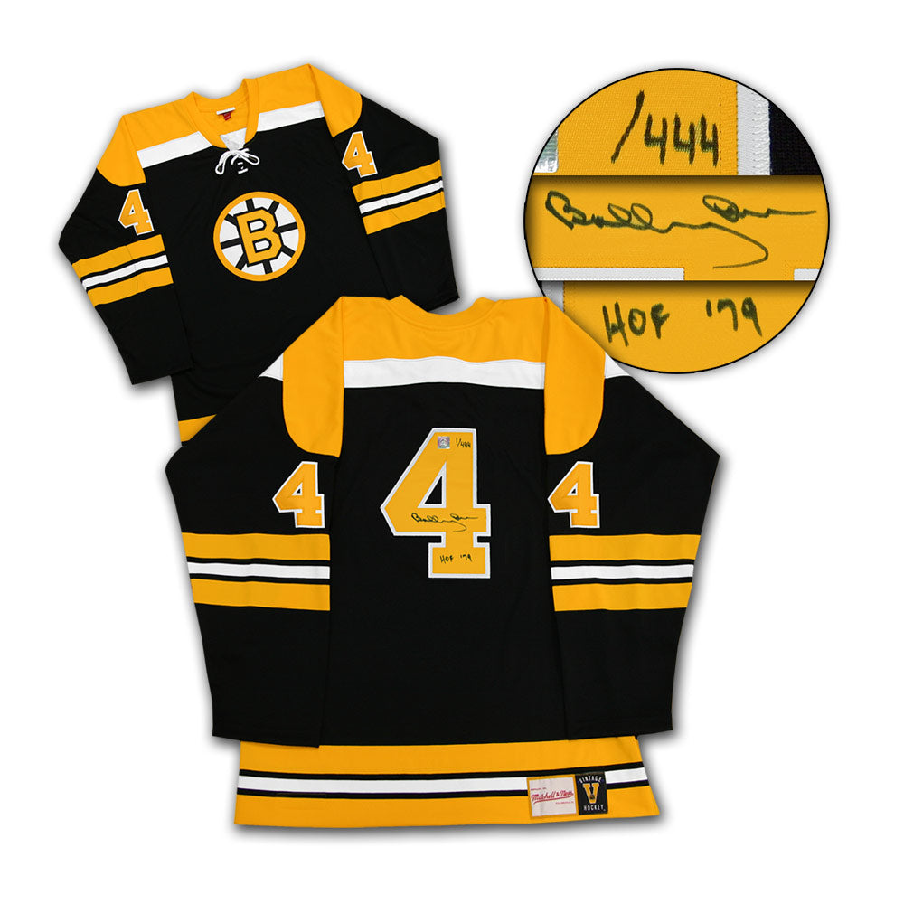 Bobby Orr Boston Bruins Signed & Inscribed Mitchell & Ness Jersey #/444 | AJ Sports.