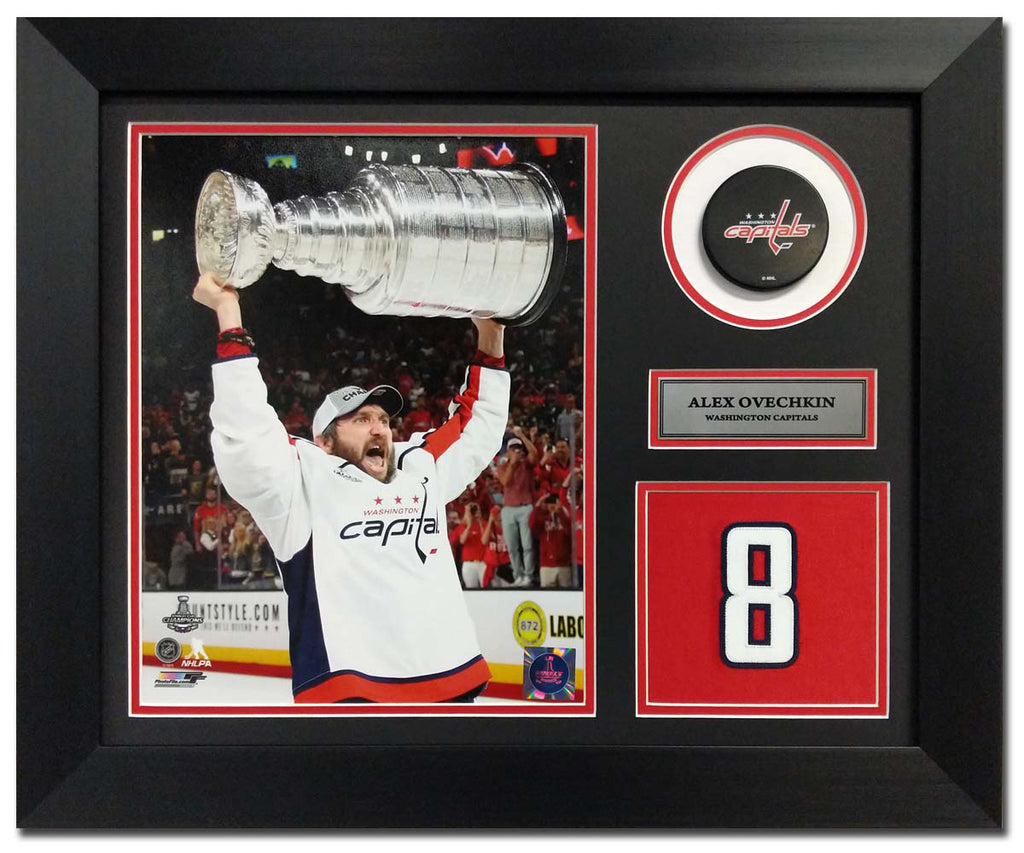 Alex Ovechkin Washington Capitals Stanley Cup 20x24 Number Frame | AJ Sports.