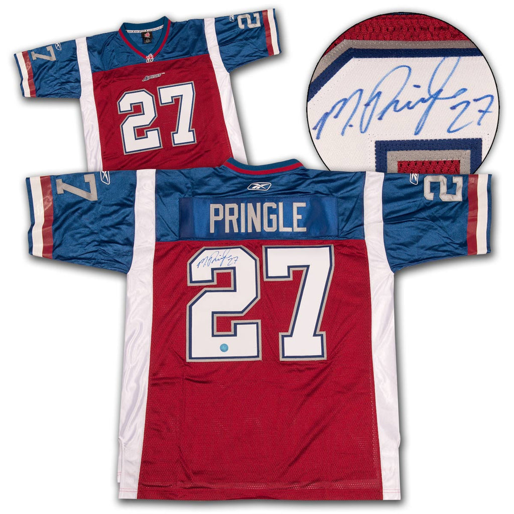 Mike Pringle Signed Montreal Als Style Canadian Football Jersey | AJ Sports.