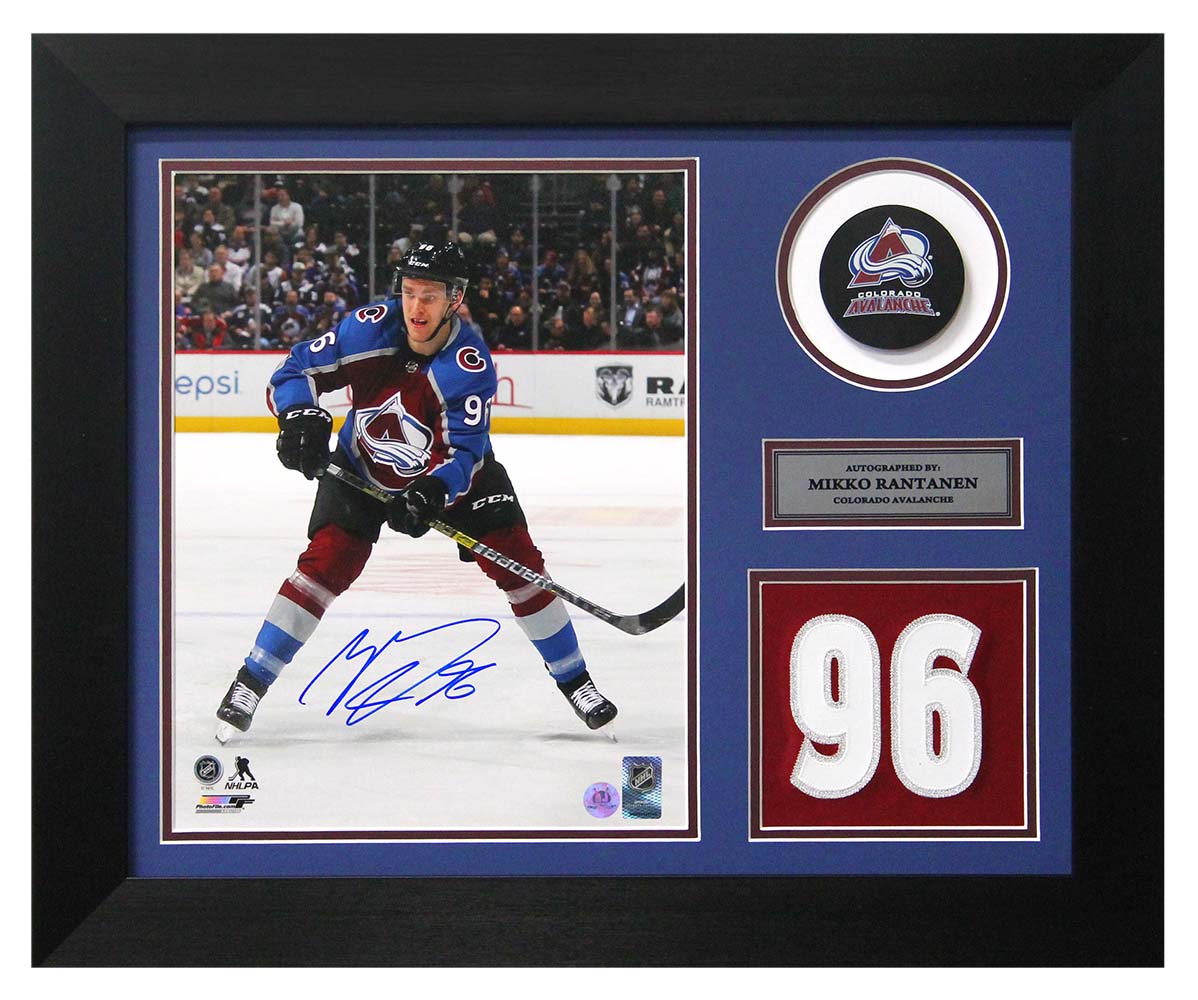 Mikko Rantanen Colorado Avalanche Signed 20x24 Number Frame | AJ Sports.