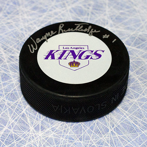 Wayne Rutledge Los Angeles Kings Autographed Hockey Puck | AJ Sports.