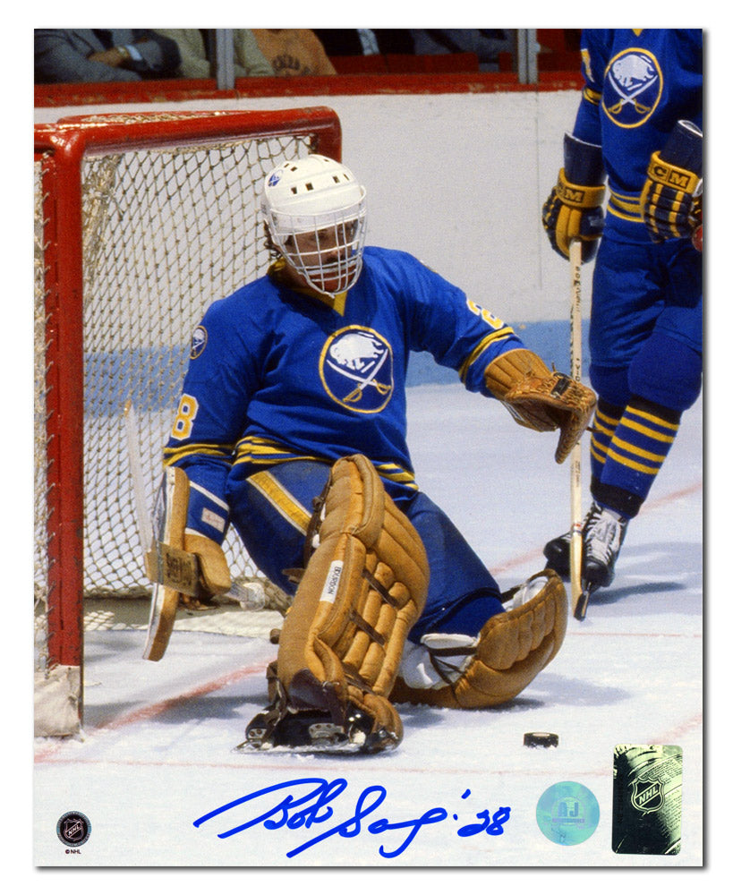 AJ Sports | Bob Sauve Buffalo Sabres Autographed Vezina Goalie 8x10 Photo