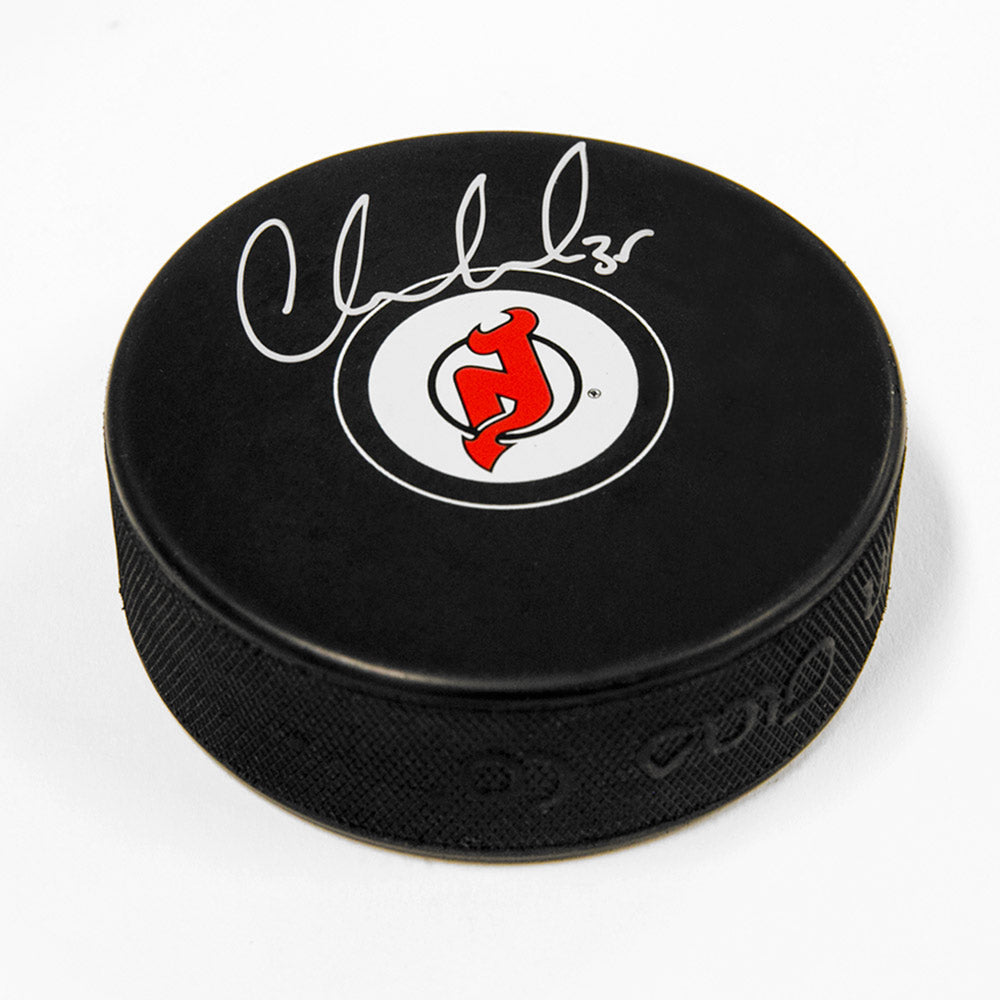 Cory Schneider New Jersey Devils Autographed Hockey Puck | AJ Sports.