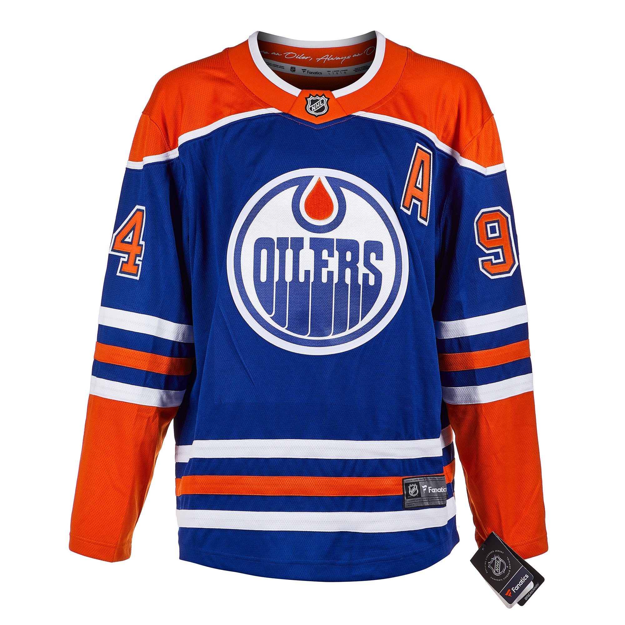 Ryan Smyth Edmonton Oilers Signed Alt Retro Fanatics Jersey | AJ Sports.