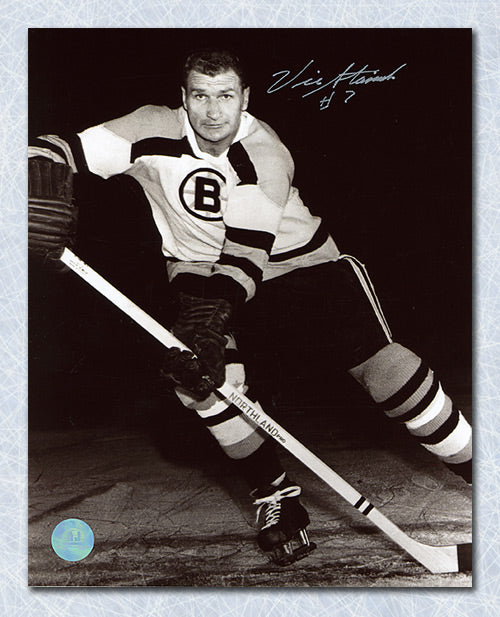 Vic Stasiuk Boston Bruins Autographed 8x10 Photo | AJ Sports.