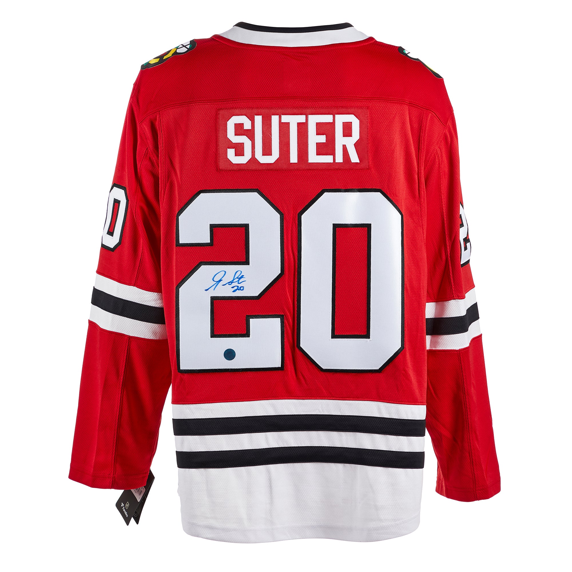 Gary Suter Chicago Blackhawks Autographed Fanatics Jersey | AJ Sports.