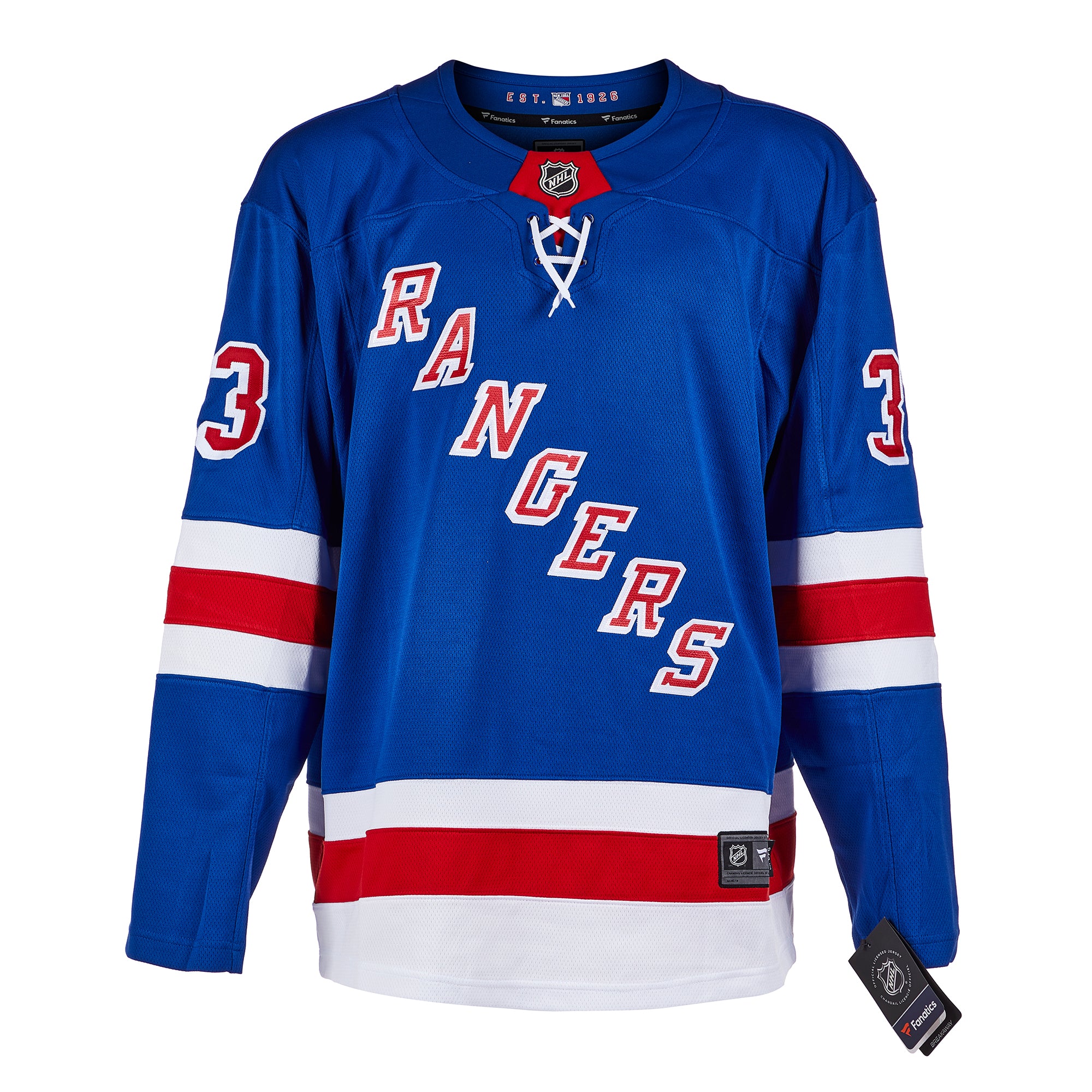 Cam Talbot New York Rangers Signed & Dated 1st Win Fanatics Jersey | AJ Sports.