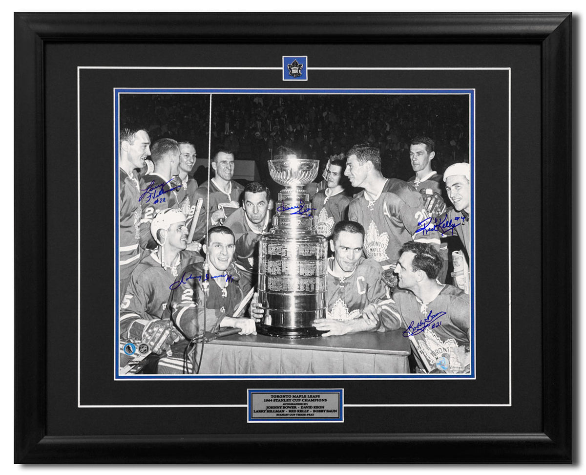 Dave Keon Toronto Maple Leafs Signed 20x24 Retired Number Frame 5