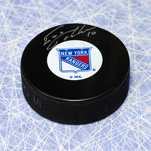 Esa Tikkanen New York Rangers Autographed Hockey Puck | AJ Sports.
