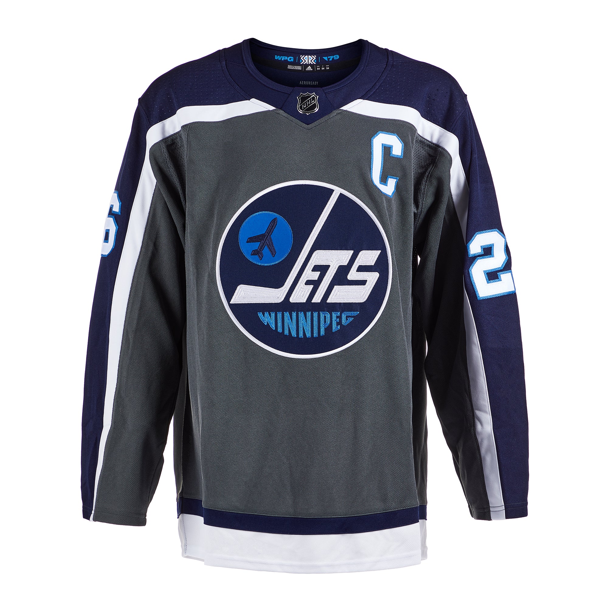 Blake Wheeler Winnipeg Jets Signed Reverse Retro Adidas Jersey | AJ Sports.