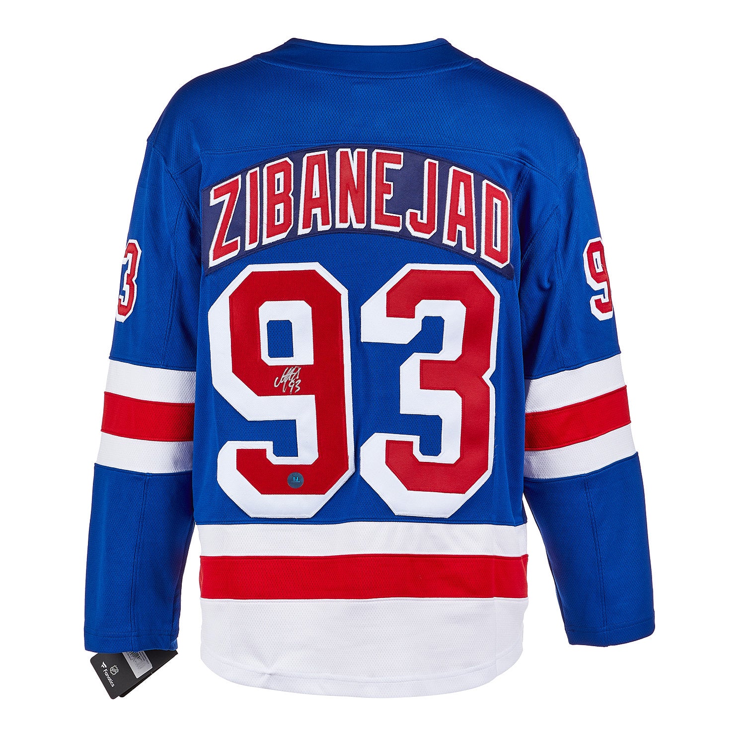 Mika Zibanejad New York Rangers Autographed Fanatics Jersey | AJ Sports.