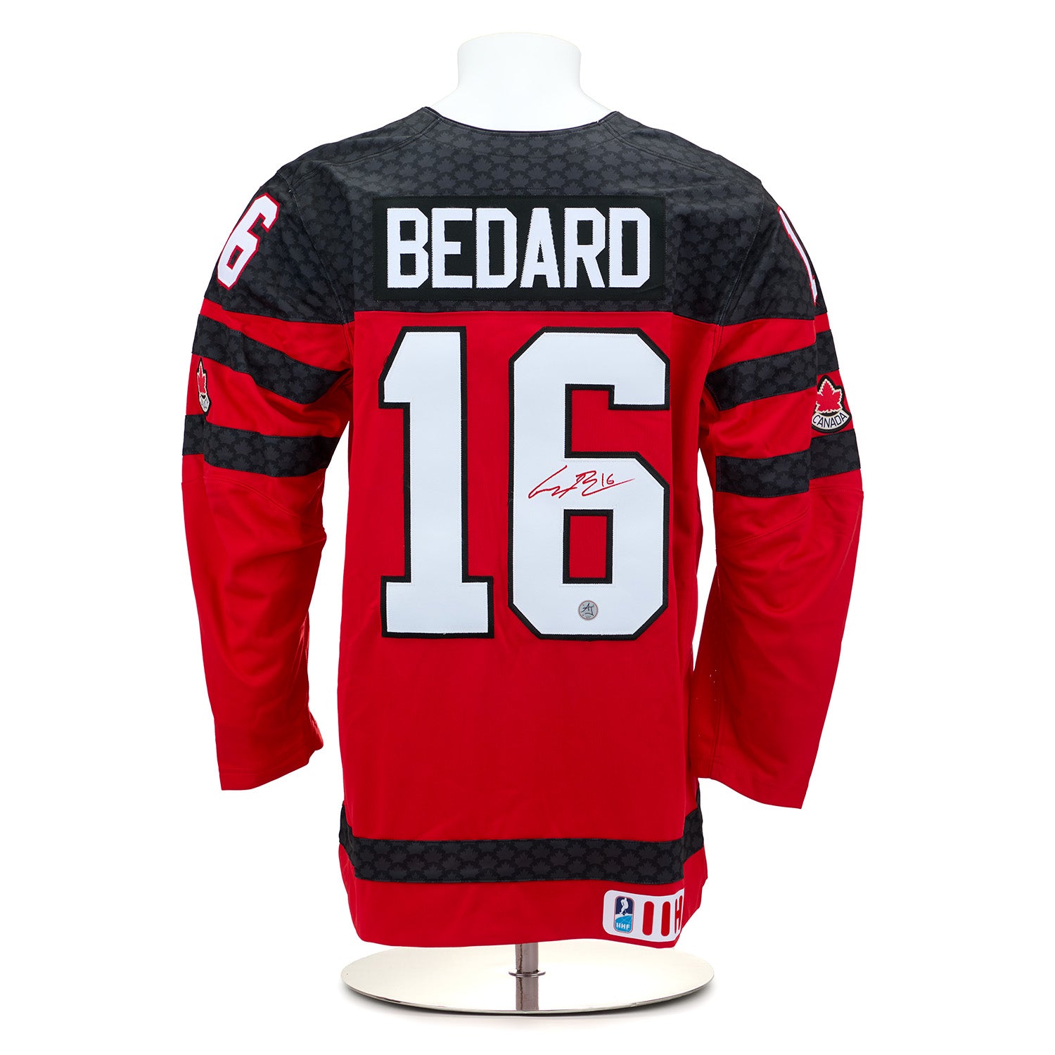 AJ Sports | Kent Johnson Team Canada Signed & Inscribed '2022 WJC