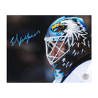 AJ Sports | Ed Belfour Signed Toronto Maple Leafs Eagle Mask Profile 8x10 Photo