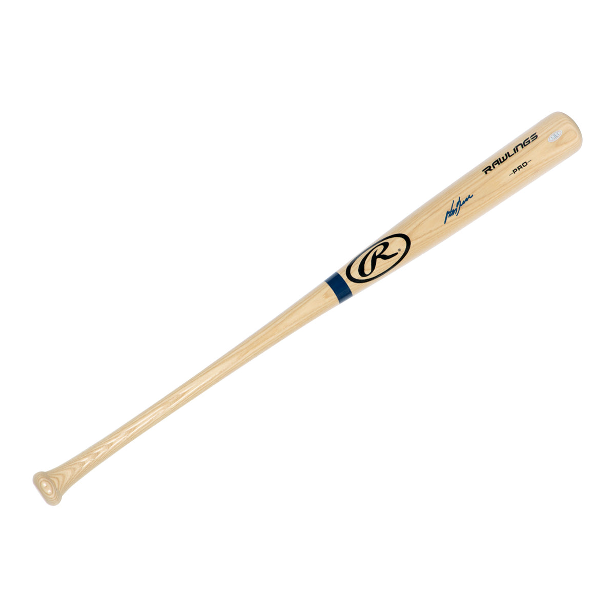 AJ Sports | George Bell Autographed Rawlings Blonde Pro Model Baseball Bat