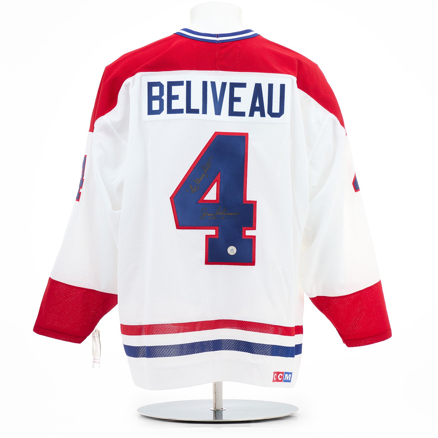 Nhl Montreal Montreal Canadiens White Vintage Jersey AJ Sports