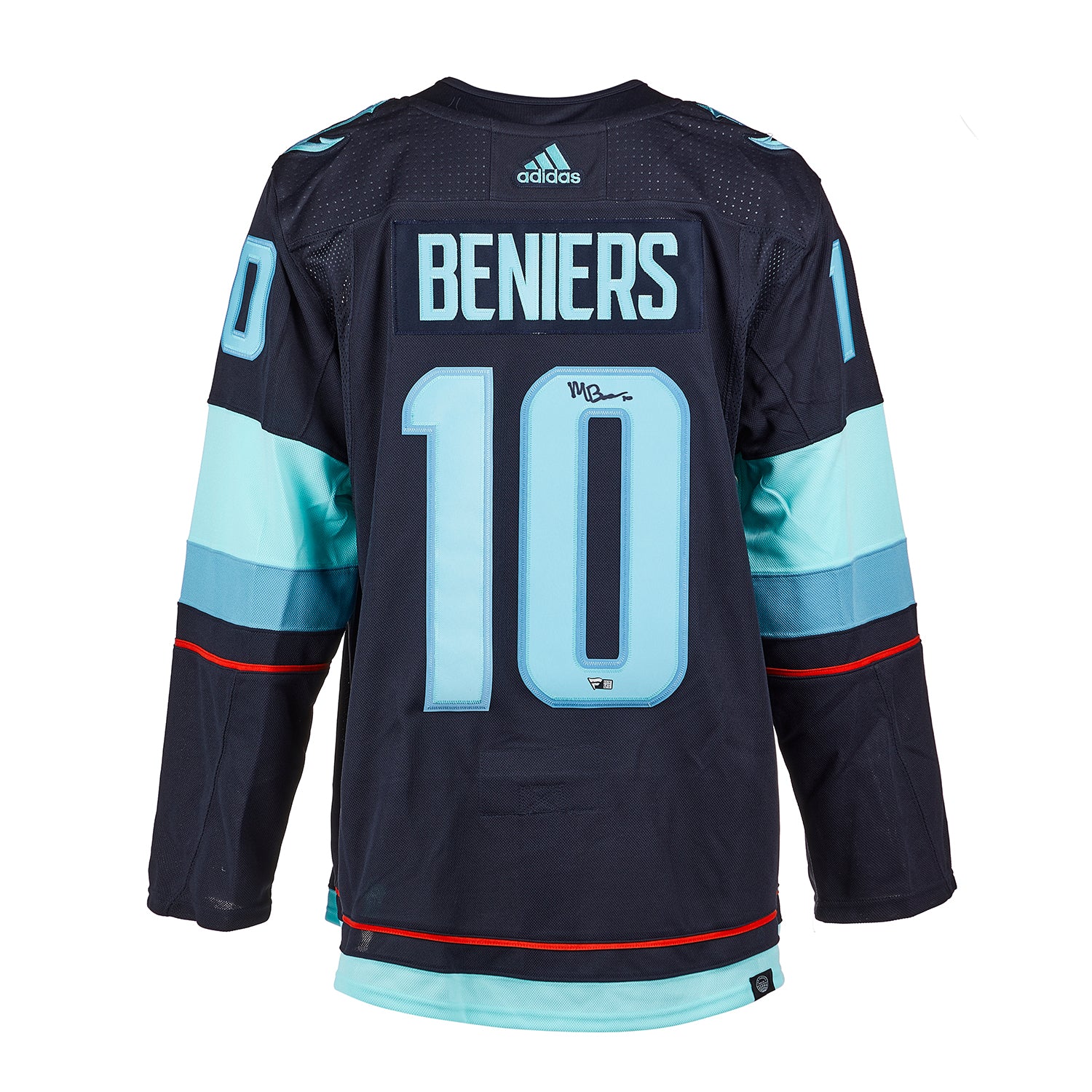 AJ Sports | Matty Beniers Autographed Seattle Kraken adidas Jersey