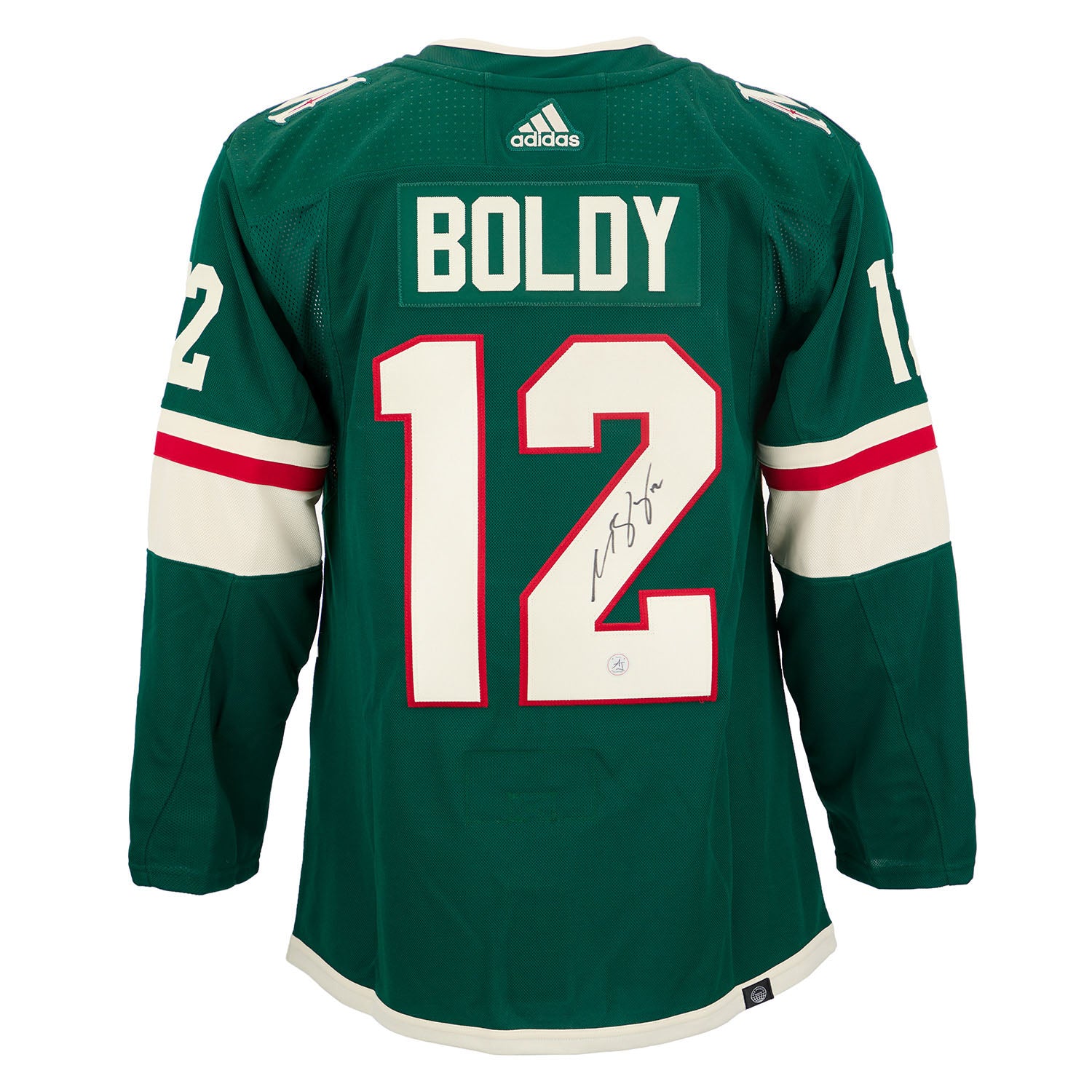 AJ Sports | Matt Boldy Autographed Minnesota Wild Green adidas Jersey