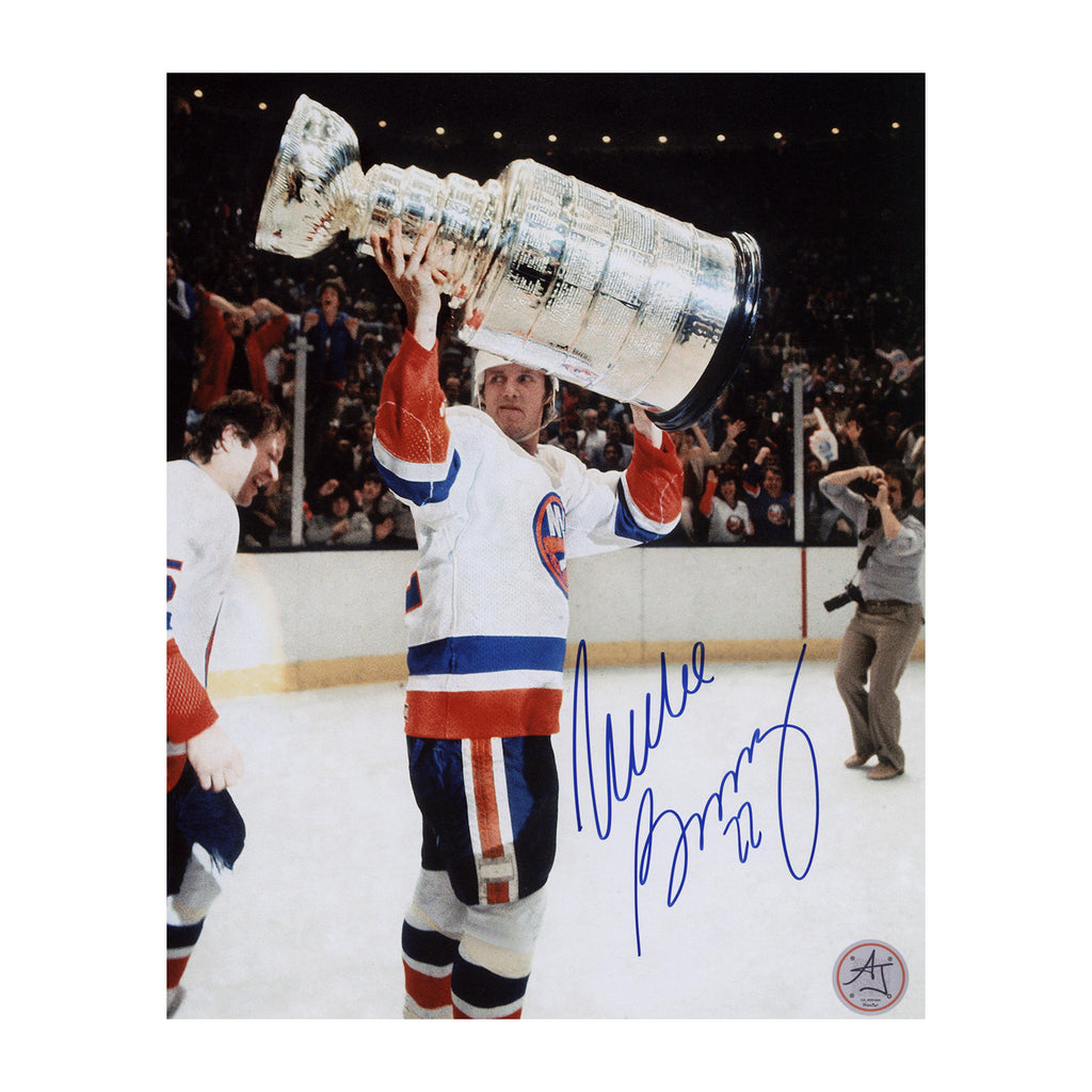 Mike Bossy New York Islanders HOF Autographed Puck - NHL Auctions