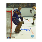 AJ Sports | Johnny Bower Signed Toronto Maple Leafs Goalie 8x10 Photo with Note