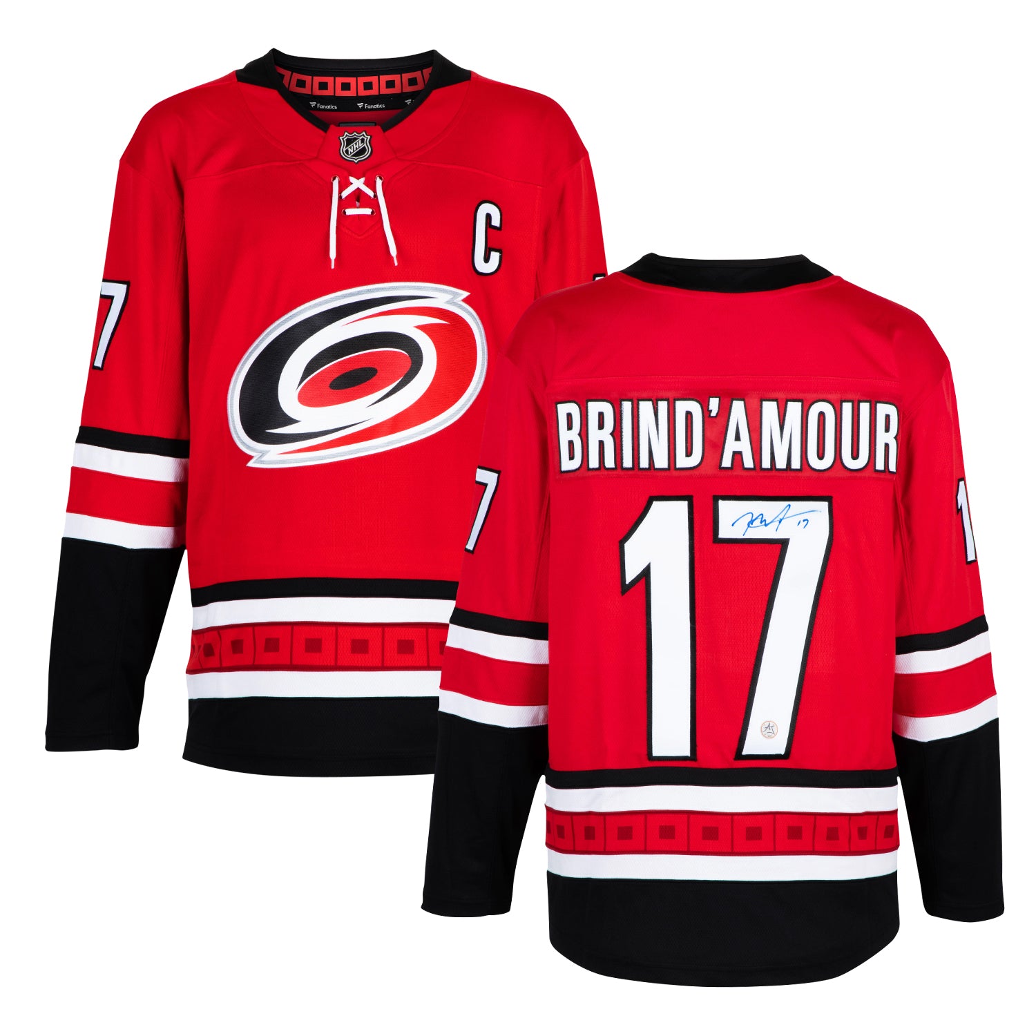 AJ Sports | Rod Brind'Amour Autographed Carolina Hurricanes Red