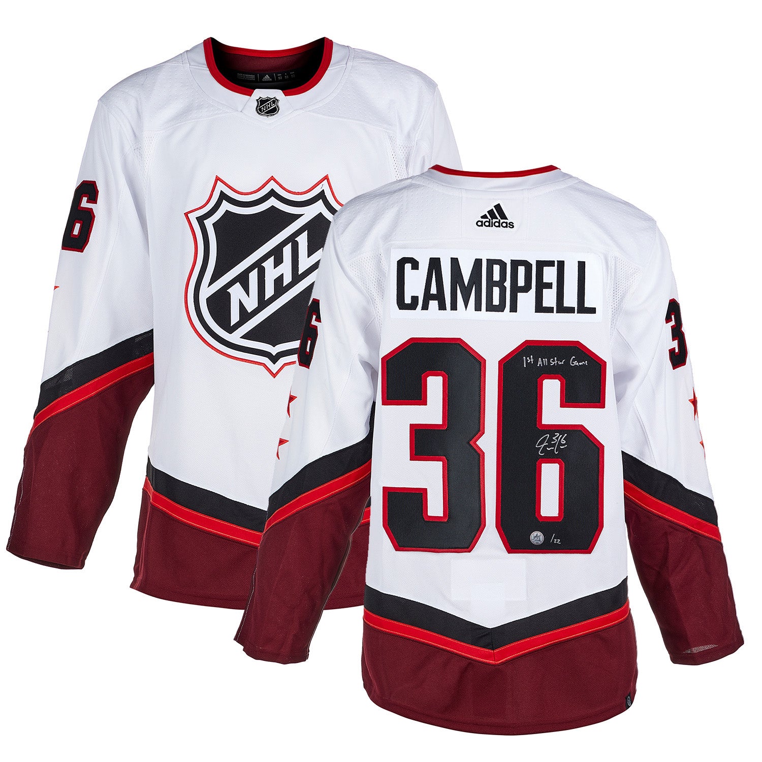 Jack Campbell Autographed Toronto Maple Leafs Home Jersey - Adidas