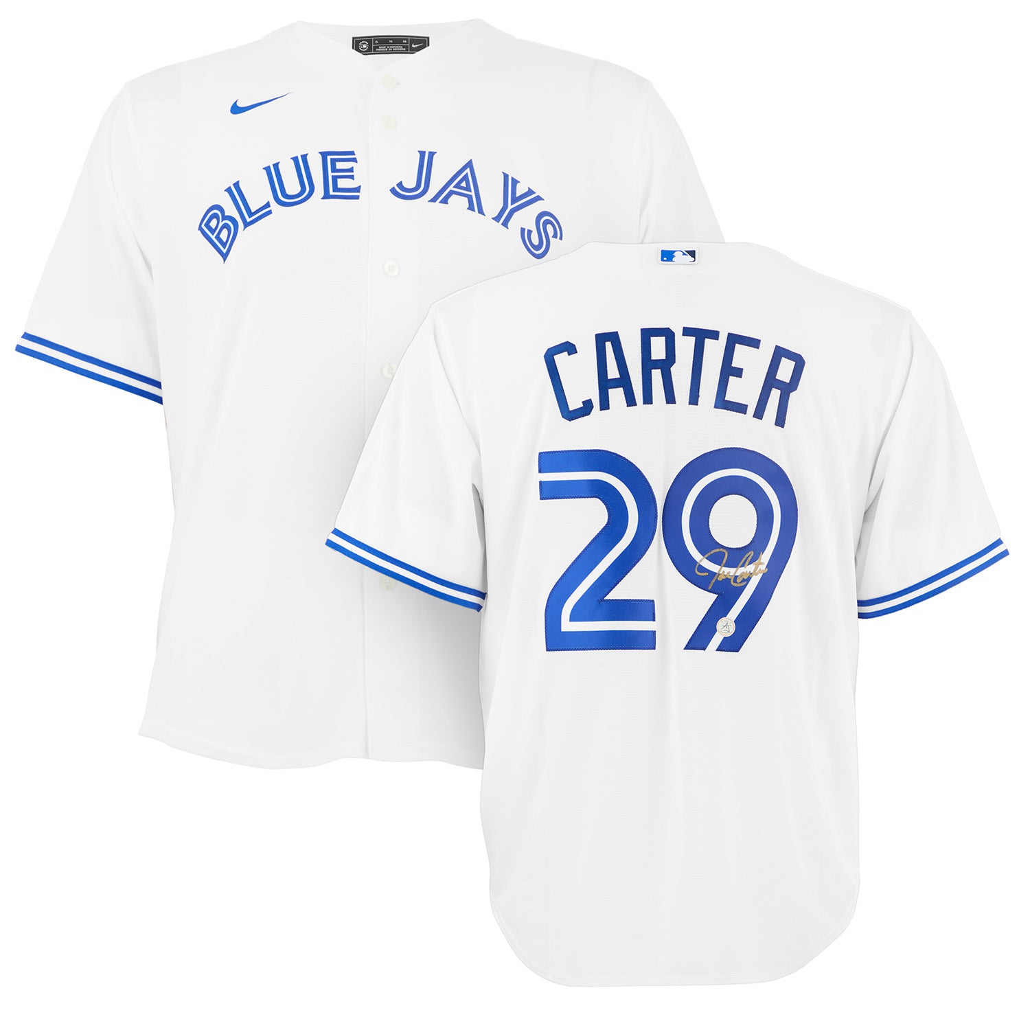 AJ Sports | Joe Carter Autographed Toronto Blue Jays White Nike