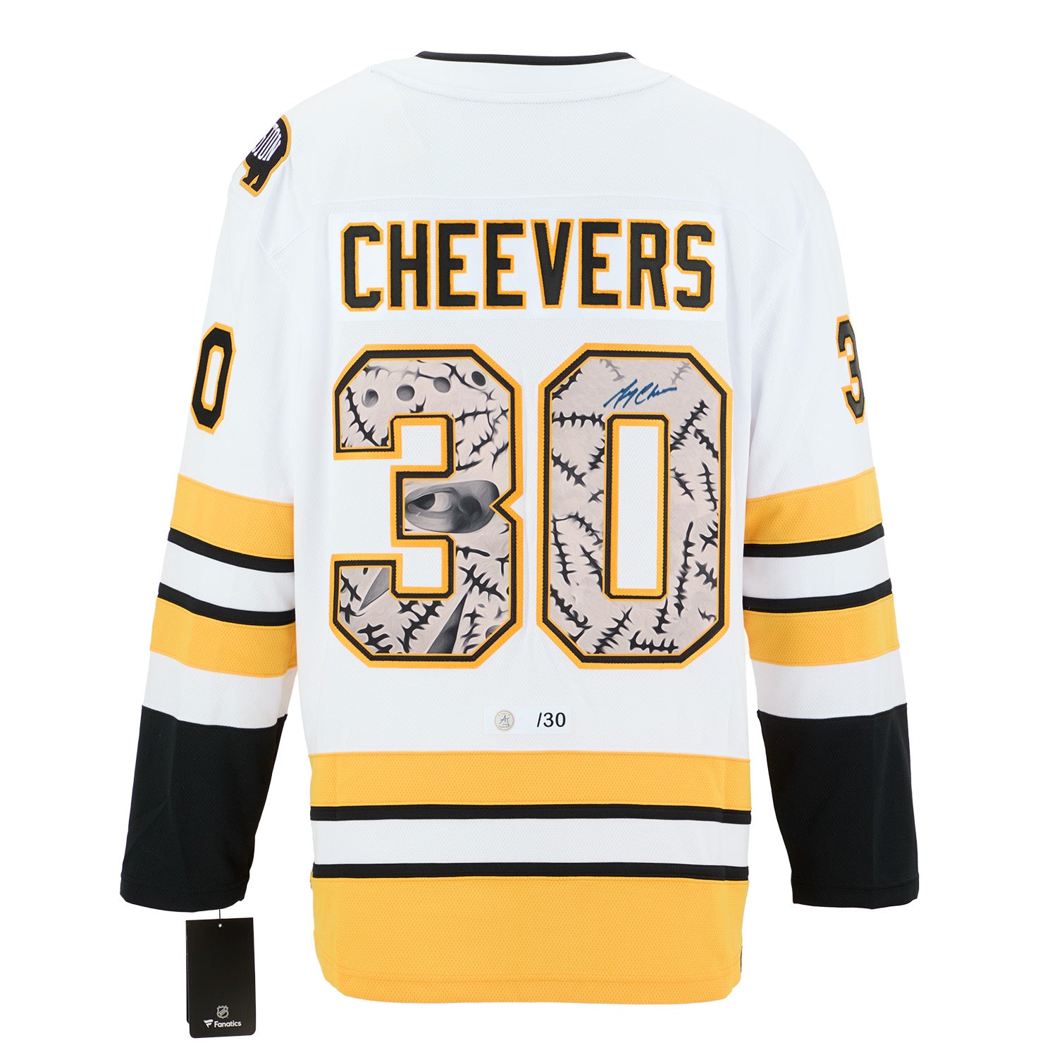 AJ Sports | Gerry Cheevers Signed Boston Bruins Stitched Mask Art