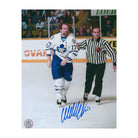 AJ Sports | Wendel Clark Autographed Toronto Maple Leafs Power Forward 8x10 Photo