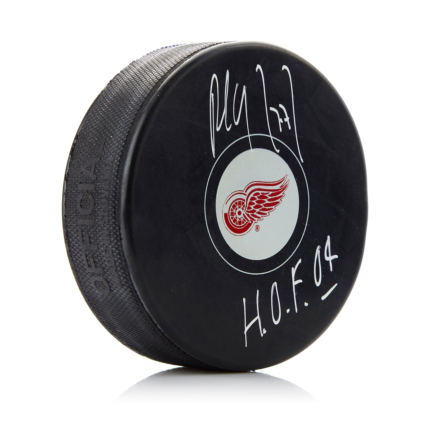 AJ Sports | Paul Coffey Signed Detroit Red Wings Hockey Puck with