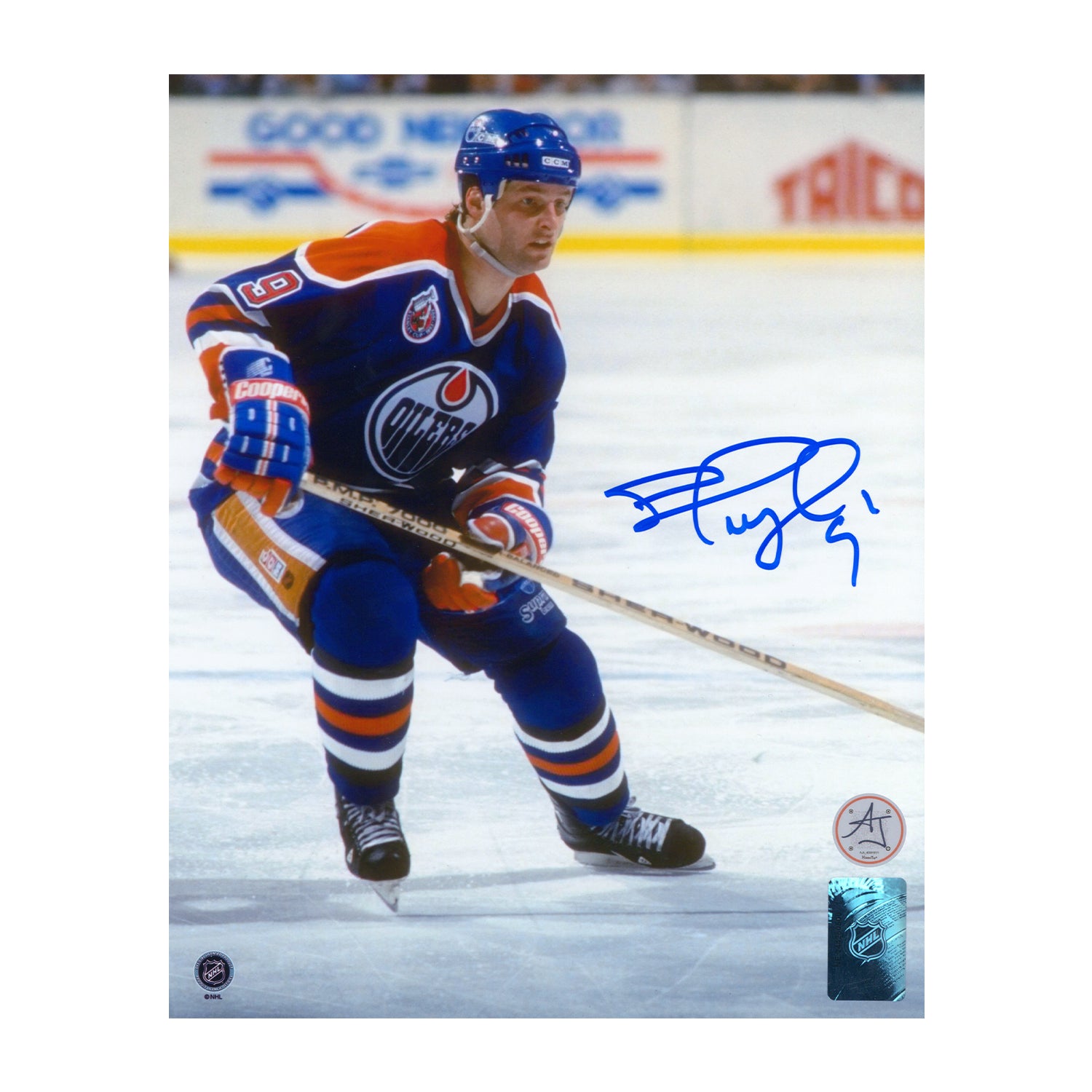 AJ Sports | Shayne Corson Signed Edmonton Oilers Hockey 8x10 Photo
