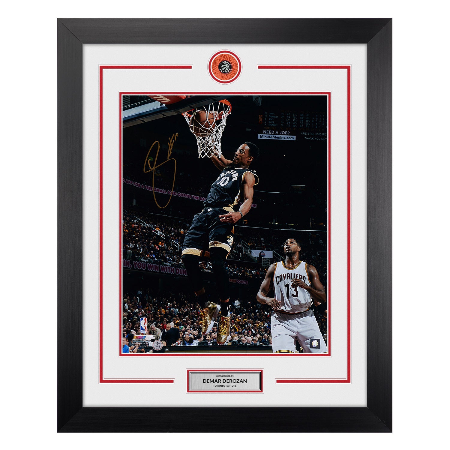 AJ Sports | DeMar DeRozan Signed Toronto Raptors Basketball Logo