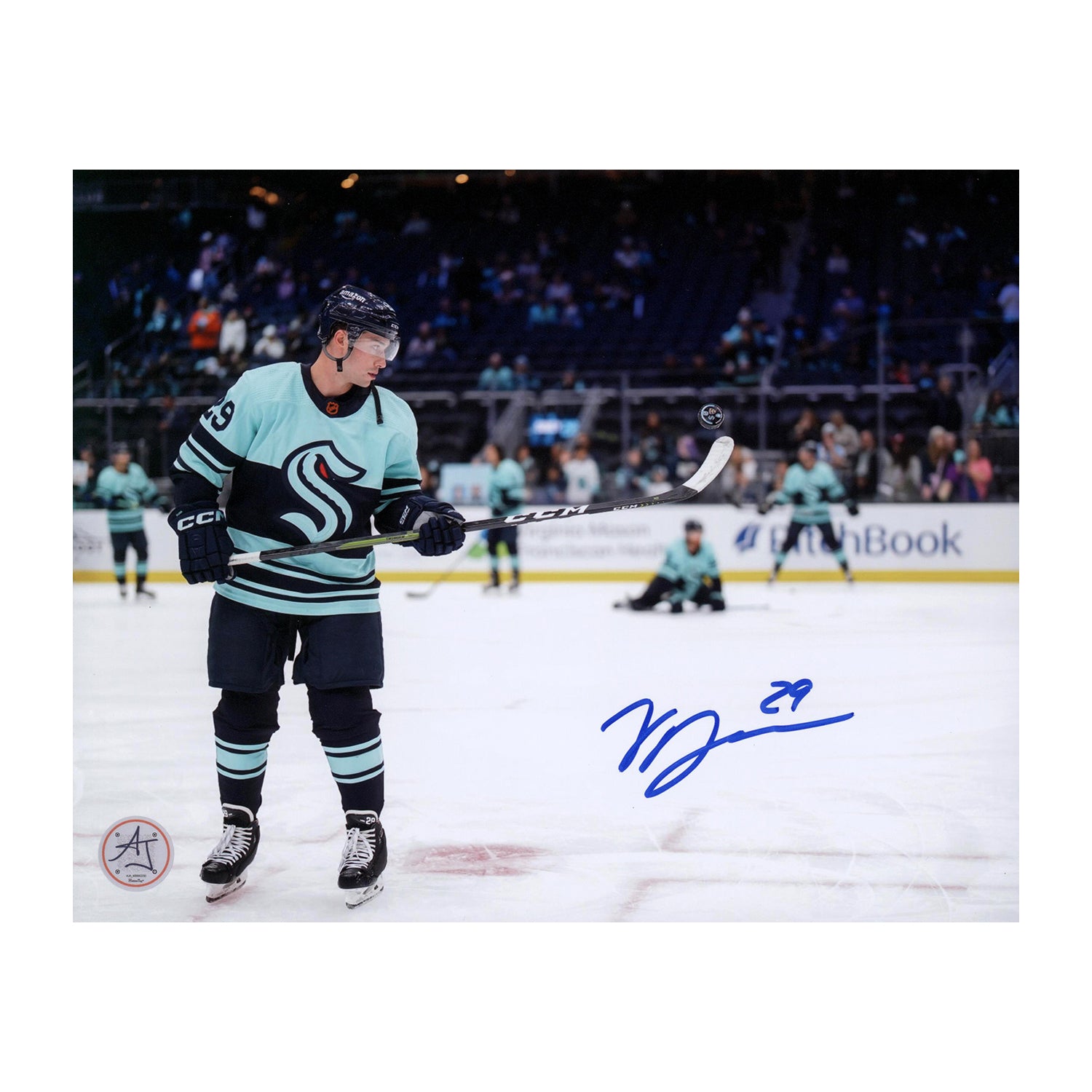 AJ Sports | Vince Dunn Signed Seattle Kraken 8x10 Photo