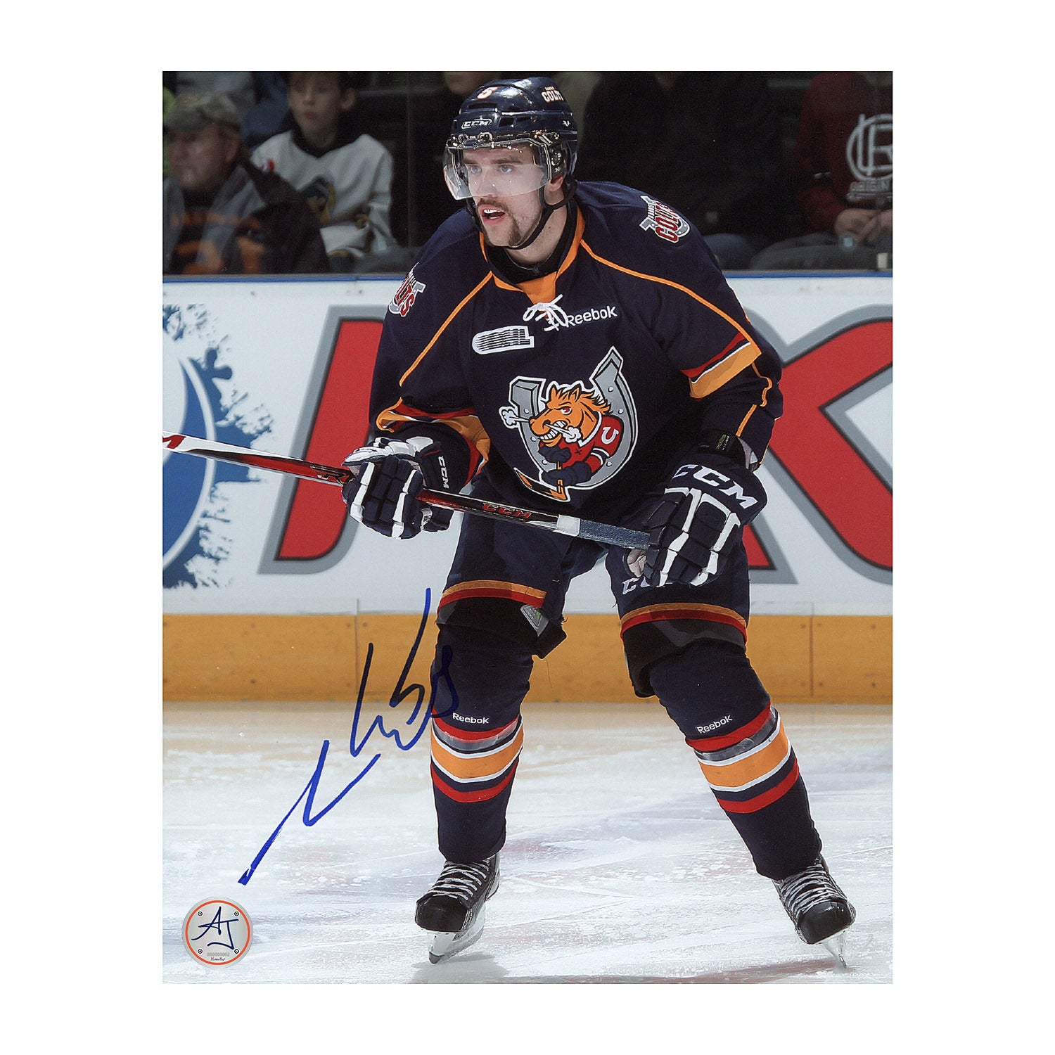 AJ Sports | Aaron Ekblad Autographed Barrie Colts CHL Hockey 8x10