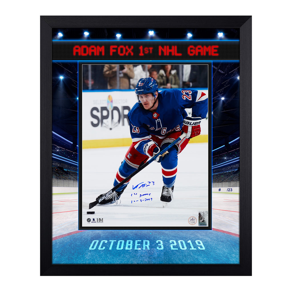 Adam Fox NHL Memorabilia, Adam Fox Collectibles, Verified Signed Adam Fox  Photos