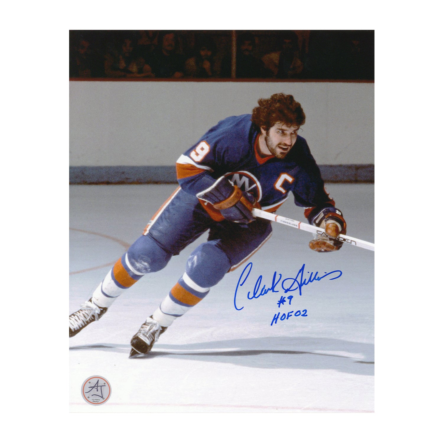 AJ Sports | Clark Gillies Autographed New York Islanders Captain 8x10 Photo