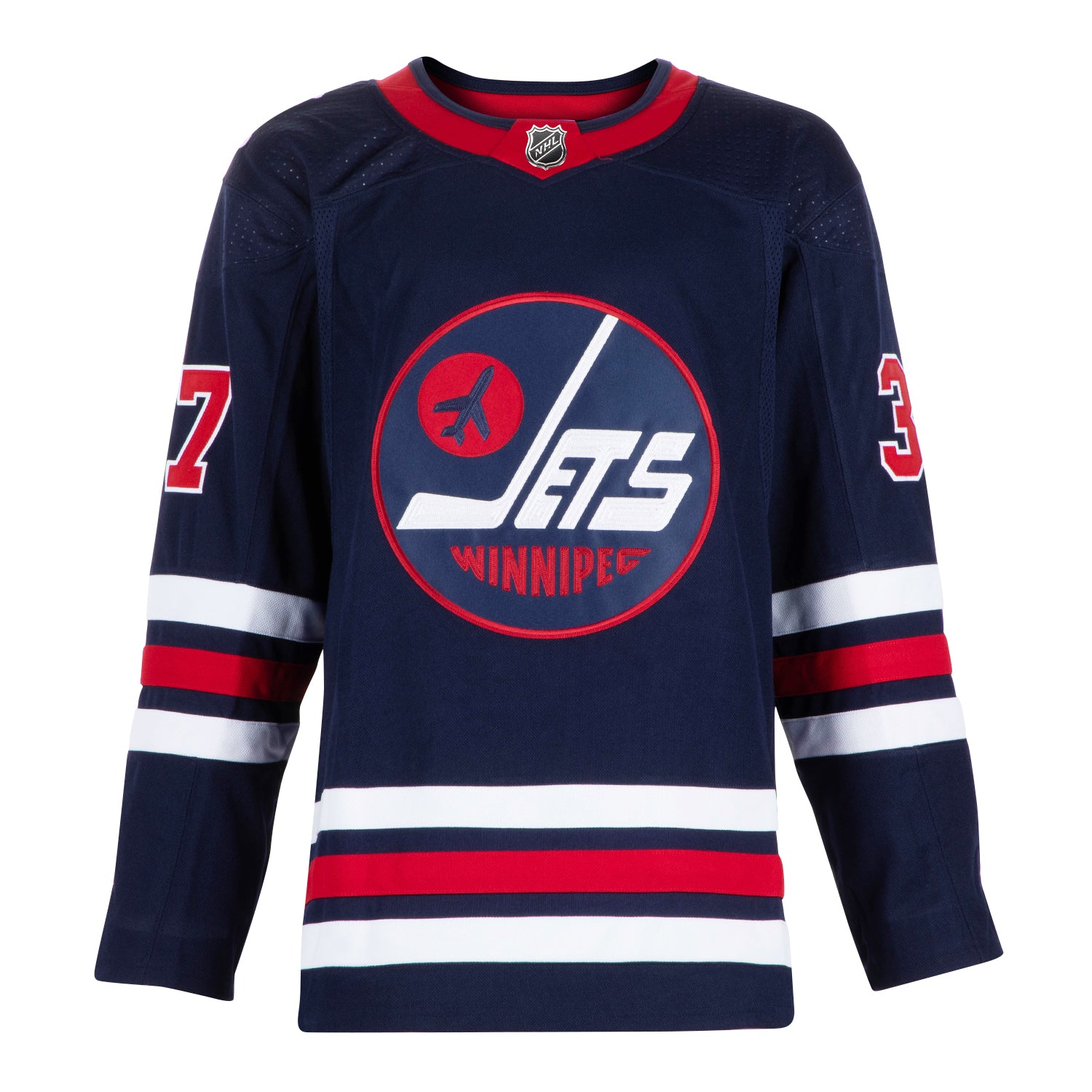 AJ Sports | Connor Hellebuyck Signed Winnipeg Jets 2019 Heritage