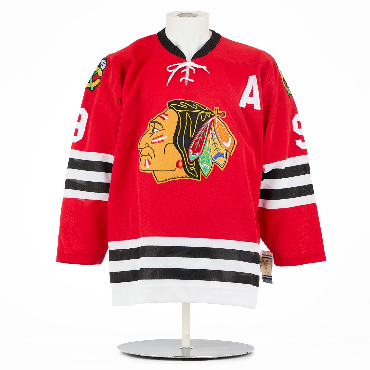 AJ Sports Bobby Hull Autographed Chicago Blackhawks Vintage CCM