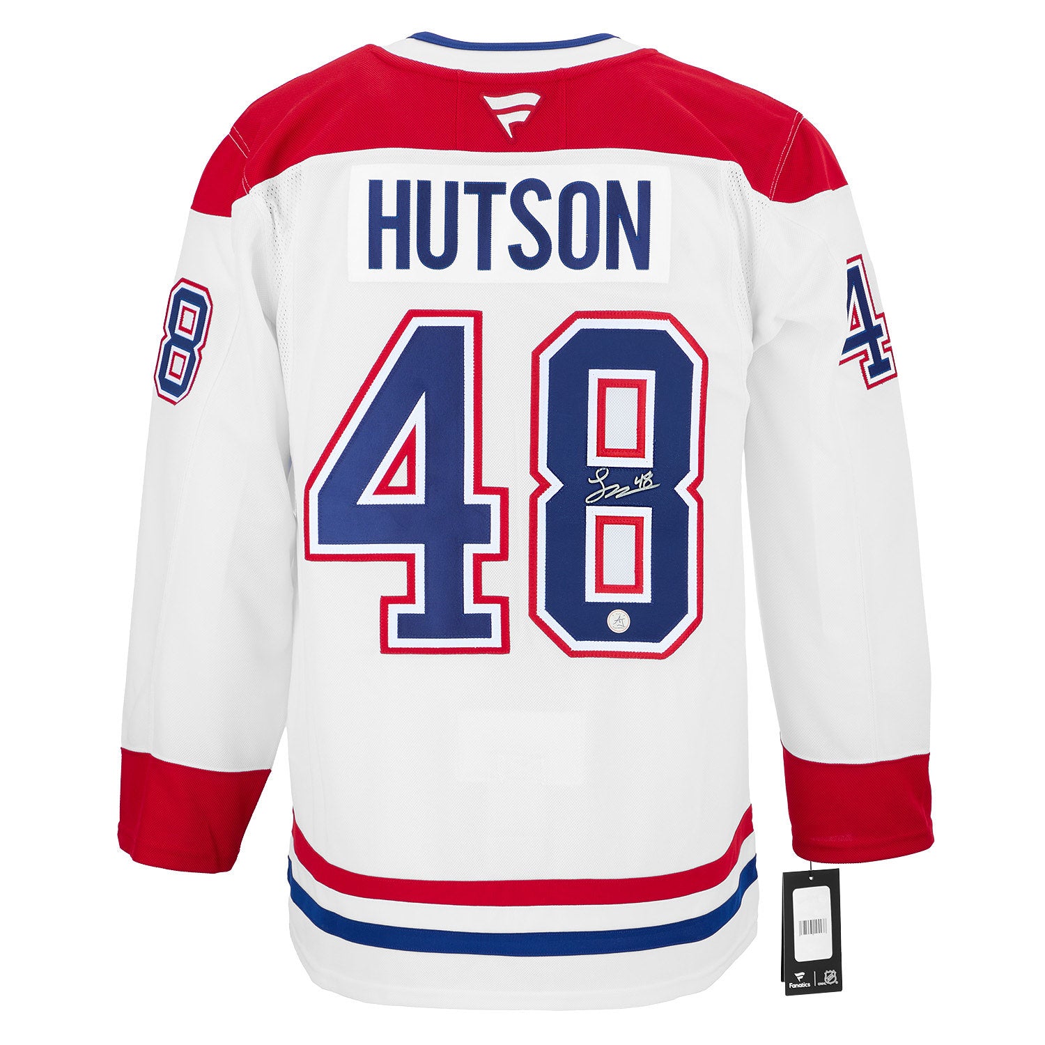 AJ Sports | Lane Hutson Signed Montreal Canadiens White Fanatics